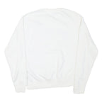 NIKE Mens White Pro Play Volleyball Crew Neck S Cotton Blend Sweatshirt