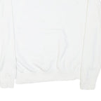 NIKE Mens White Pro Play Volleyball Crew Neck S Cotton Blend Sweatshirt
