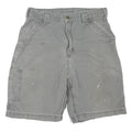 CARHARTT Mens Shorts Grey Casual Cotton Blend M W34 Workwear Cargo