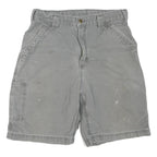 CARHARTT Mens Shorts Grey Casual Cotton Blend M W34 Workwear Cargo