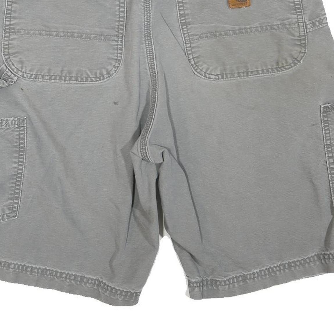 CARHARTT Mens Shorts Grey Casual Cotton Blend M W34 Workwear Cargo