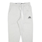 NIKE Womens Joggers White & Black Body Shop Logo Slim Tapered M W30 L30 Casual