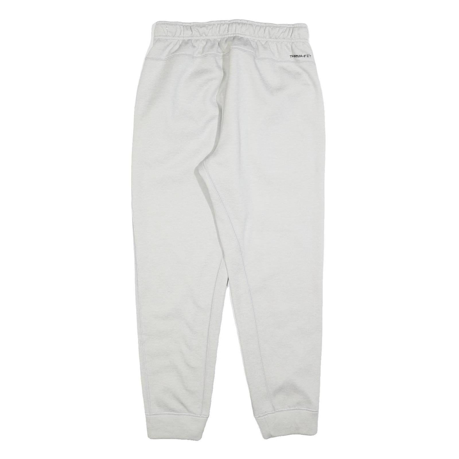 NIKE Womens Joggers White & Black Body Shop Logo Slim Tapered M W30 L30 Casual