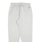 NIKE Womens Joggers White & Black Body Shop Logo Slim Tapered M W30 L30 Casual