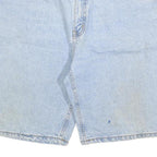 ANVIL Mens Shorts Blue XL W38 Casual Cotton Blend Denim Comfort Fit