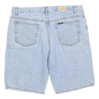 ANVIL Mens Shorts Blue XL W38 Casual Cotton Blend Denim Comfort Fit