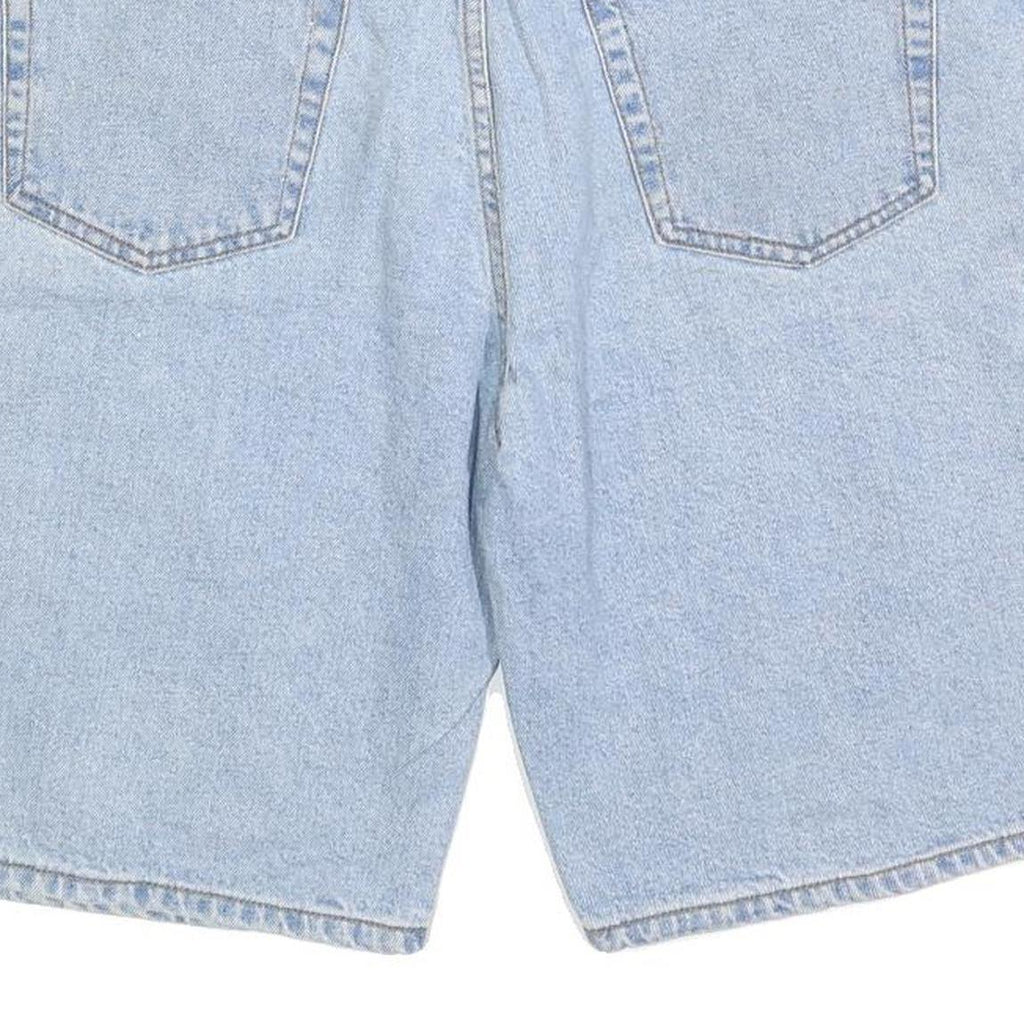 ANVIL Mens Shorts Blue XL W38 Casual Cotton Blend Denim Comfort Fit