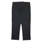 DICKIES Mens Black Regular Fit Straight Leg Trousers W38 L32 Workwear
