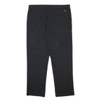 DICKIES Mens Black Regular Fit Straight Leg Trousers W38 L32 Workwear