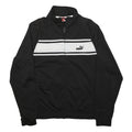PUMA Mens Black & White Athletic Zip Jacket M Cotton Blend Track Sport