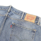 LEVI'S 510 Mens Slim Blue Denim Light Cotton Skinny Jeans W38 L32 Zip Closure
