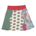 DESIGUAL Y2K Womens Multi Colour Patchwork Mini Cotton Blend Skirt XL Colourful