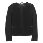 LIU JO Womens Black Quilted Button Jacket XS Polyester Blend Stylish