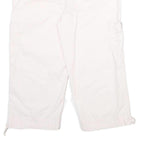 GLORIA VANDERBILT Womens Shorts White Casual Cargo UK 8 W30 Cotton Blend