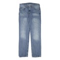 LEVI'S Mens Slim Light Blue Denim Jeans W34 L34 Classic Zip Pockets