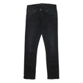 NUDIE JEANS Mens Black Slim Skinny Denim Medium W31 L30 Zip Cotton Blend Jeans