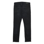 NUDIE JEANS Mens Black Slim Skinny Denim Medium W31 L30 Zip Cotton Blend Jeans