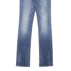 G-STAR Womens Slim Blue Denim Light W26 L33 Jeans Zip Classic