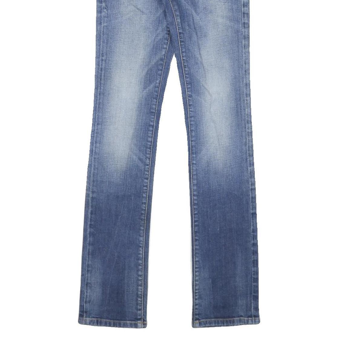 G-STAR Womens Slim Blue Denim Light W26 L33 Jeans Zip Classic