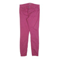 TOMMY HILFIGER Womens Cotton Blend Pink Slim Skinny Trousers W30 L30 Stylish