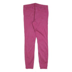 TOMMY HILFIGER Womens Cotton Blend Pink Slim Skinny Trousers W30 L30 Stylish