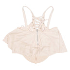 VERA & LUCY Womens Cropped Top Pink Sleeveless M