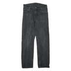CARHARTT Womens Regular Black Denim Cotton Blend Zip Jeans W32 L30 Classic Style