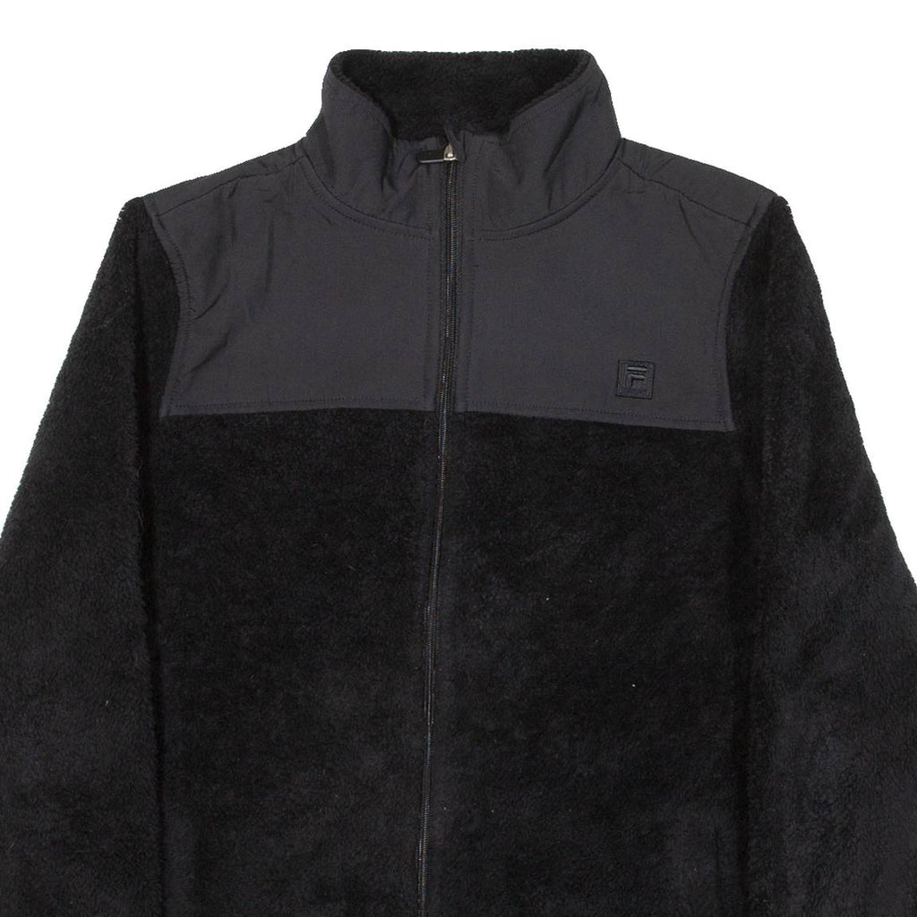 FILA Womens Fleece Jacket Black M