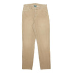 LAUREN RALPH LAUREN Womens Jeans Beige Regular Straight Denim Light W31 L32