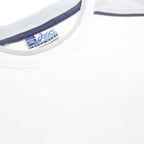 ASICS Mens White & Grey Crew Neck M Casual Cotton Blend Sweatshirt Pullover