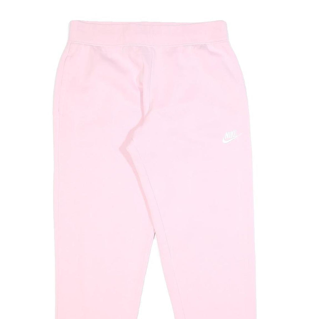 NIKE Womens Joggers Pink XL W28 L28 Cotton Blend Slim Tapered Casual Wear