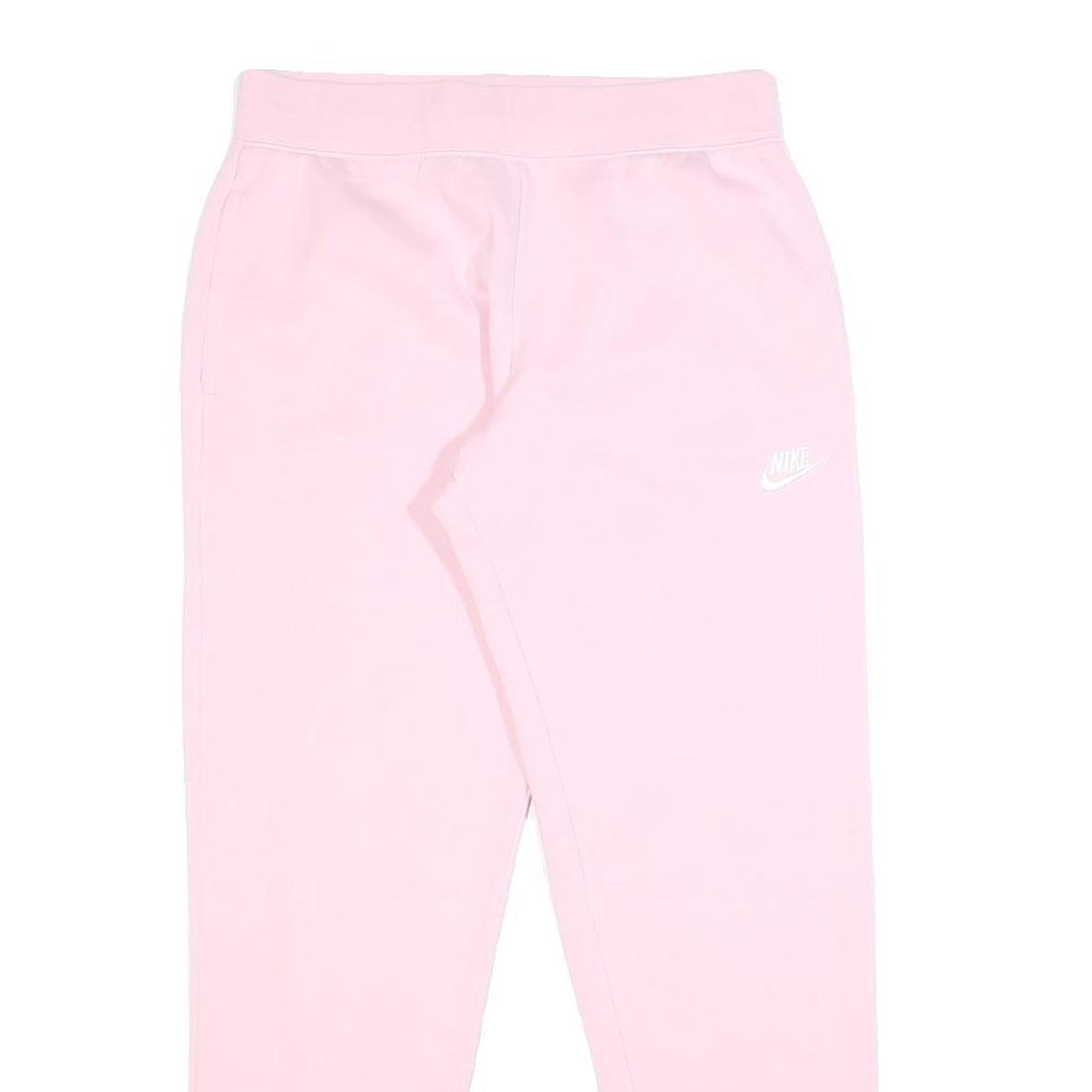NIKE Womens Joggers Pink XL W28 L28 Cotton Blend Slim Tapered Casual Wear