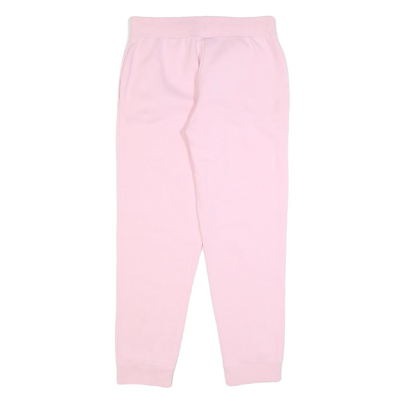 NIKE Womens Joggers Pink XL W28 L28 Cotton Blend Slim Tapered Casual Wear