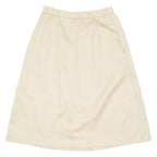 KORET Womens Straight Skirt Cream Midi 90s S