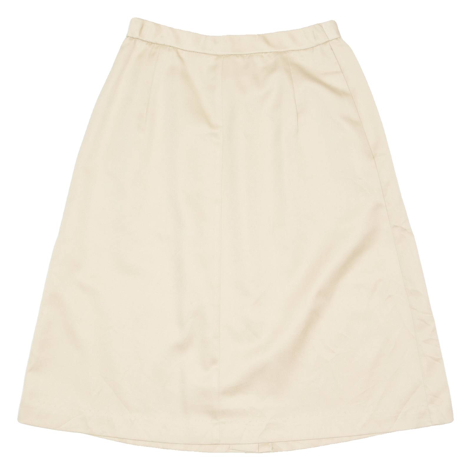 KORET Womens Straight Skirt Cream Midi 90s S