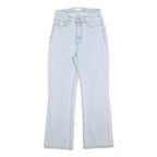 NEONHITCH Womens Jeans Light Blue Regular Straight Denim Light Wash W25 L27