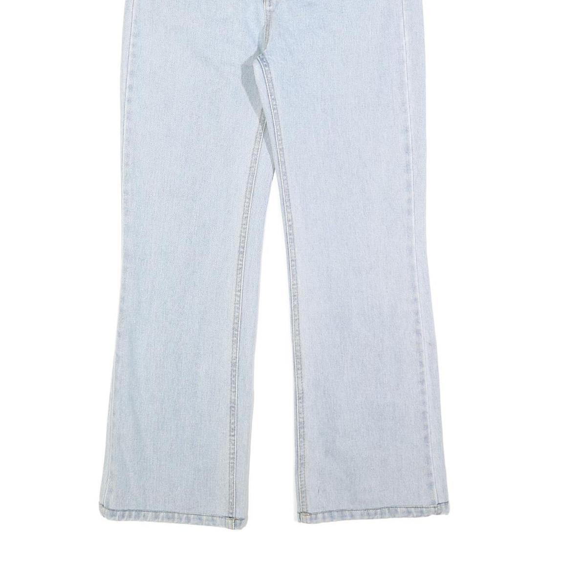 NEONHITCH Womens Jeans Light Blue Regular Straight Denim Light Wash W25 L27