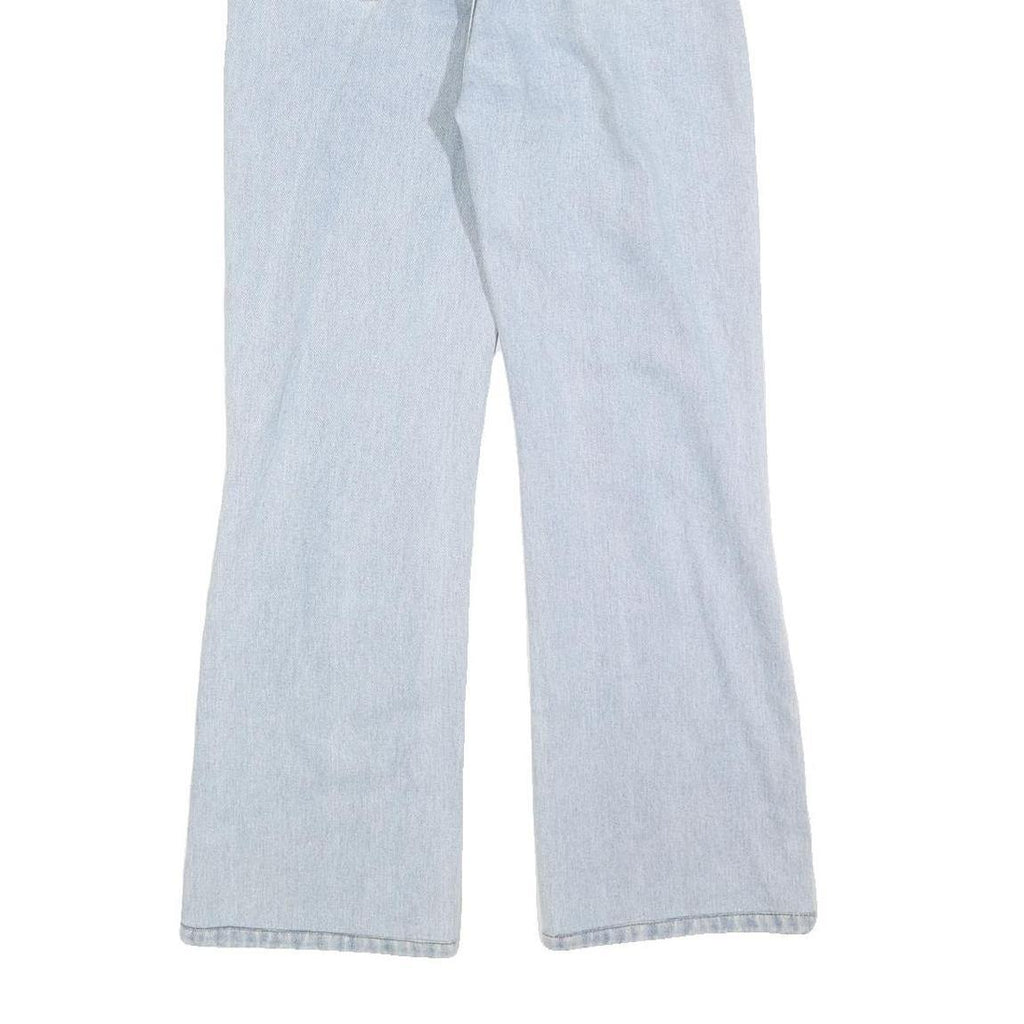 NEONHITCH Womens Jeans Light Blue Regular Straight Denim Light Wash W25 L27