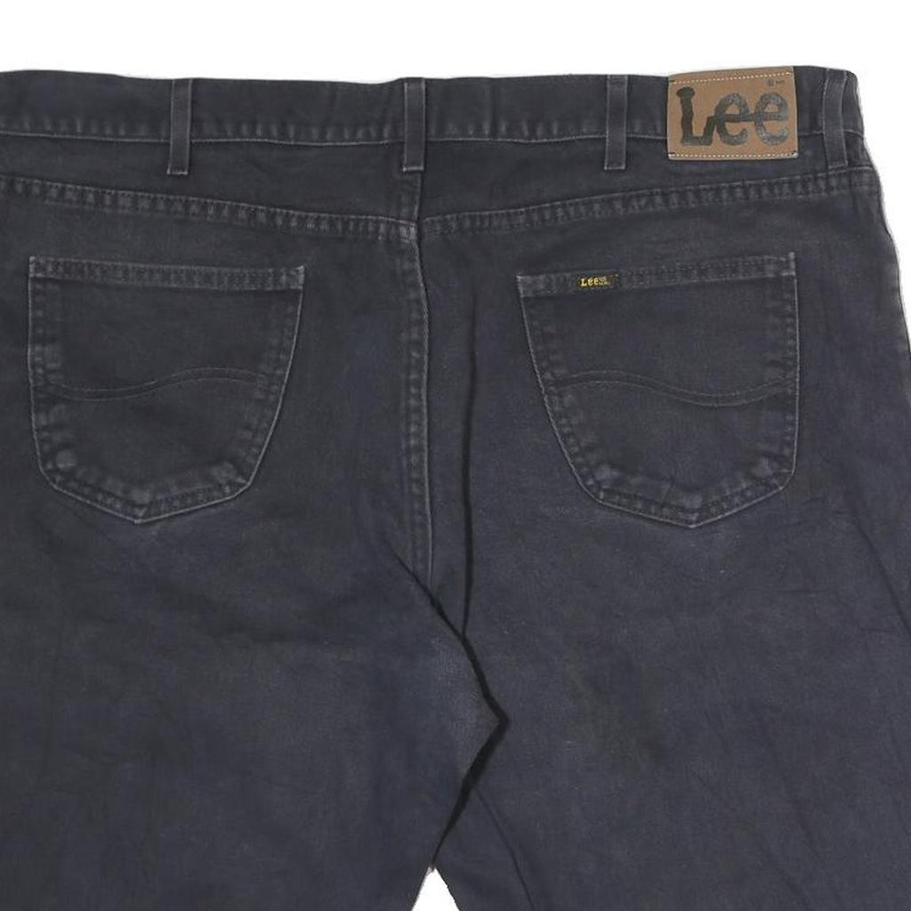 LEE Mens Cotton Navy Casual Shorts M W30 Denim Style Comfortable Fit