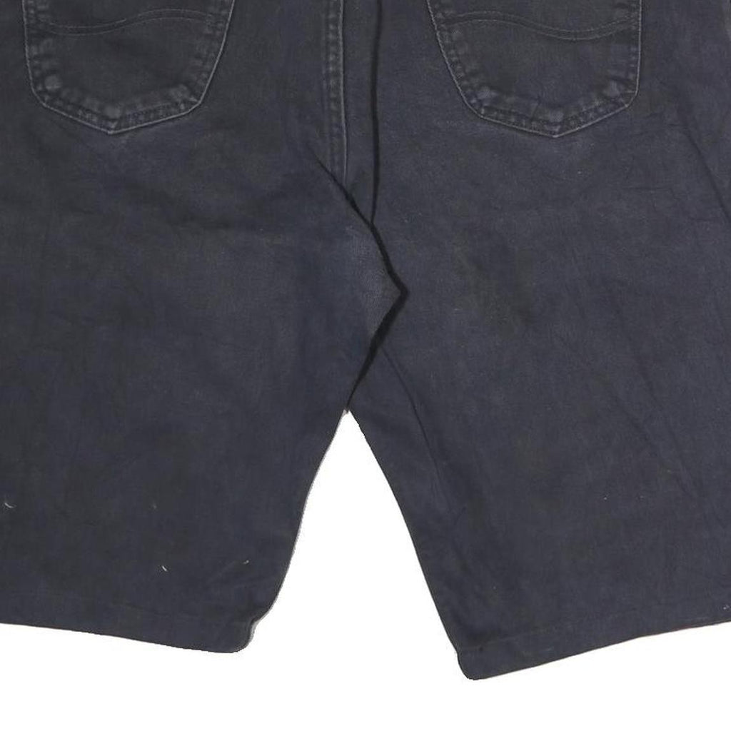 LEE Mens Cotton Navy Casual Shorts M W30 Denim Style Comfortable Fit