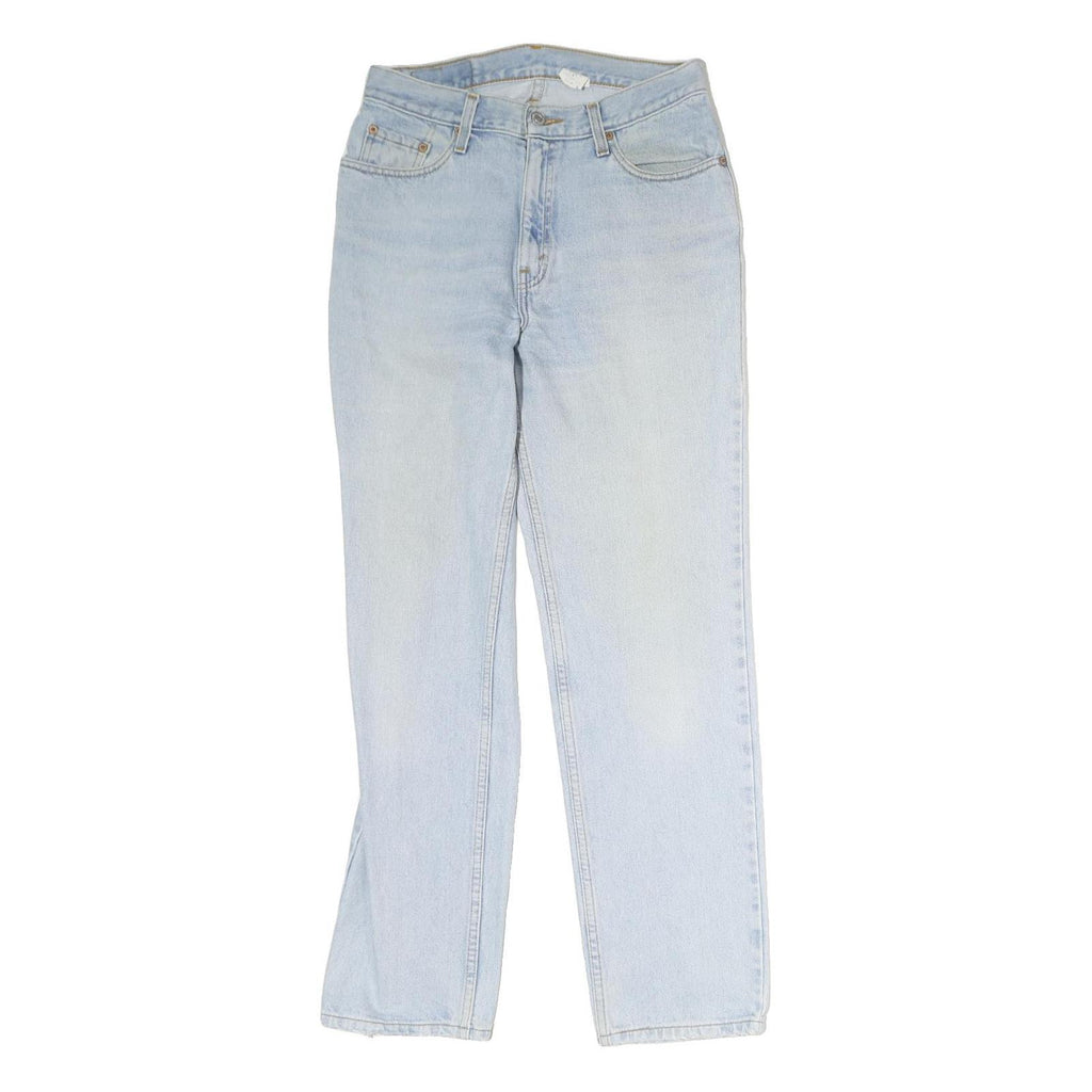 LEVI'S 522 Mens Jeans Blue Regular Straight Denim Light W28 L30 Classic Zip