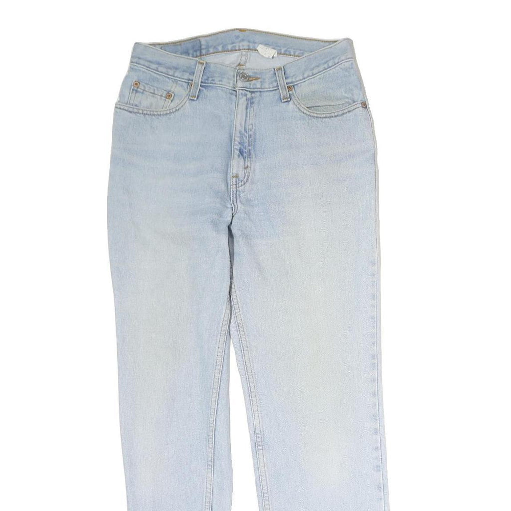 LEVI'S 522 Mens Jeans Blue Regular Straight Denim Light W28 L30 Classic Zip