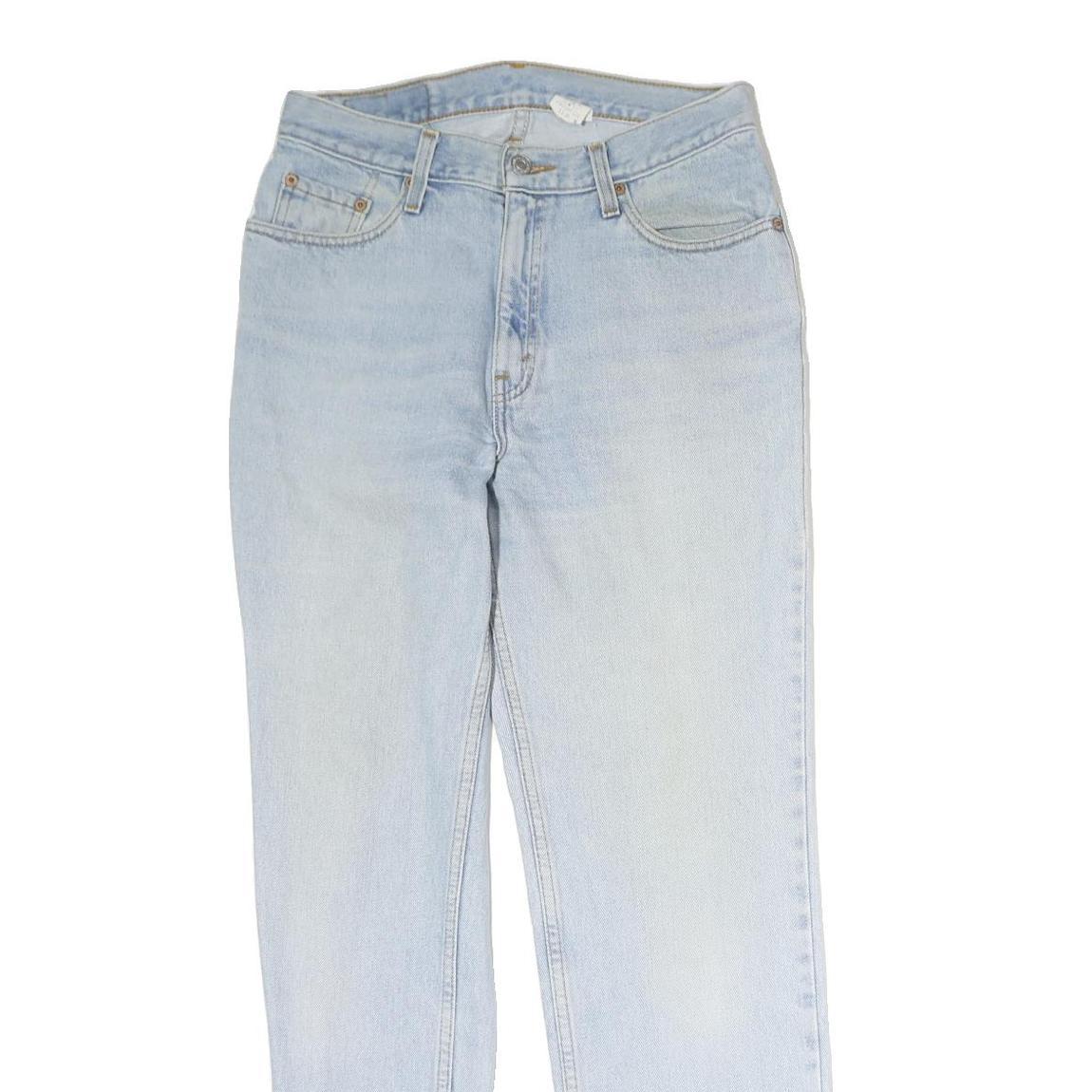 LEVI'S 522 Mens Jeans Blue Regular Straight Denim Light W28 L30 Classic Zip