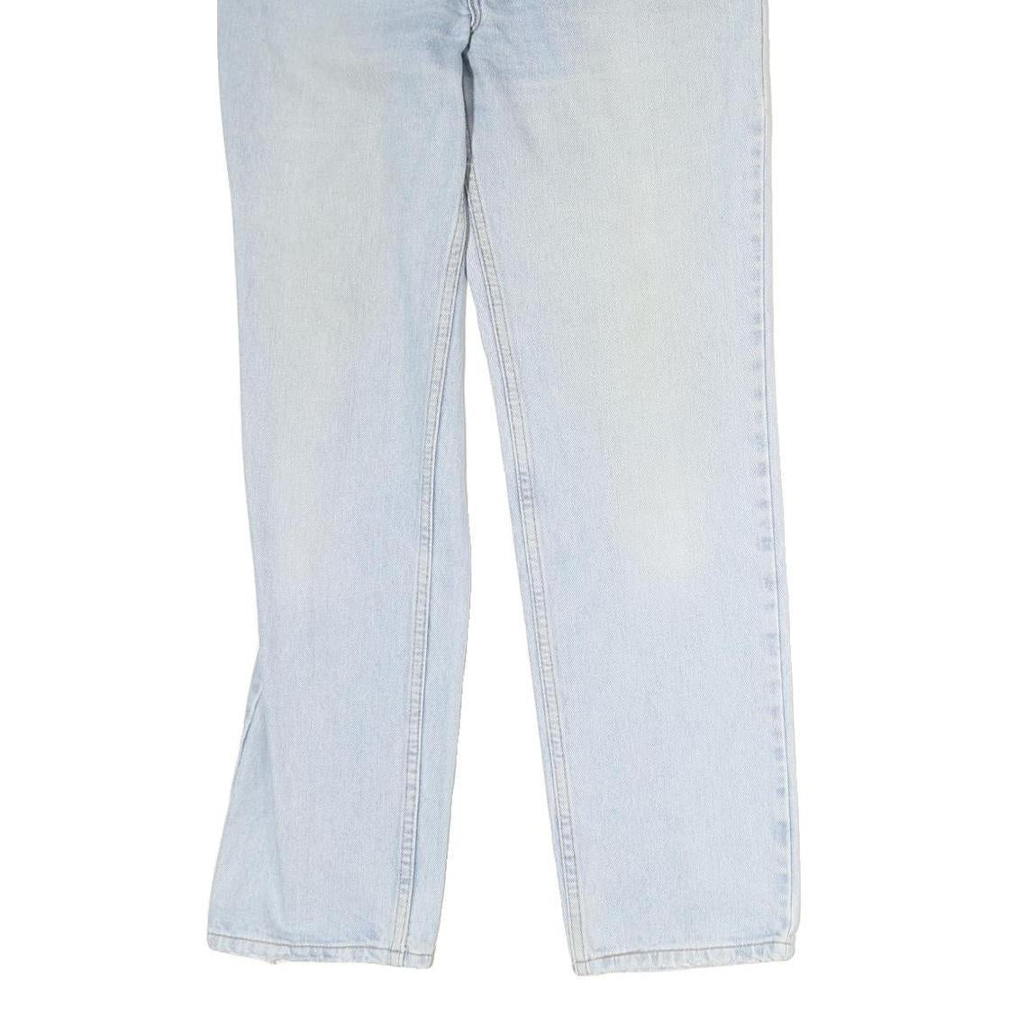 LEVI'S 522 Mens Jeans Blue Regular Straight Denim Light W28 L30 Classic Zip