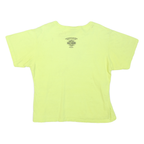 HARLEY DAVIDSON Womens Yellow Cotton Blend T-Shirt XL Short Sleeve Crew Neck