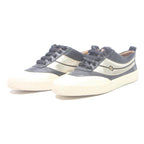 BALLY Womens Casual Lace-Up Trainers Black & Cream Polyester UK 4.5 Stylish