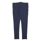 SILVIAN HEACH Womens Polyester Blend Navy Slim Skinny Trousers W32 L30
