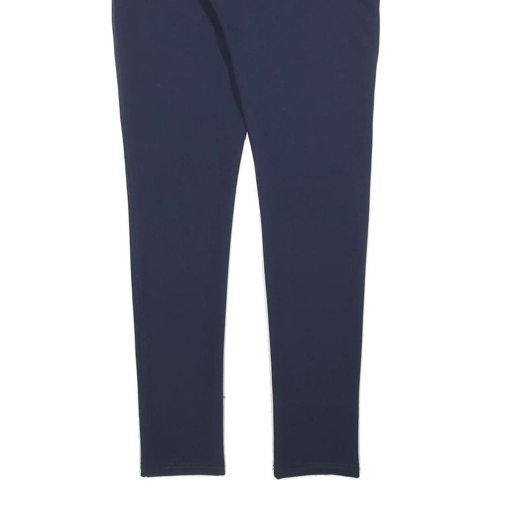 SILVIAN HEACH Womens Polyester Blend Navy Slim Skinny Trousers W32 L30