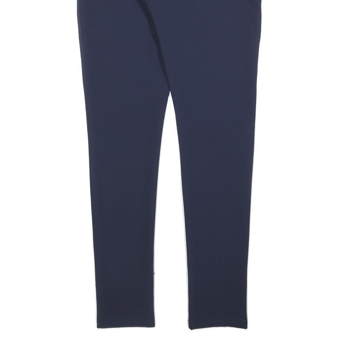 SILVIAN HEACH Womens Polyester Blend Navy Slim Skinny Trousers W32 L30