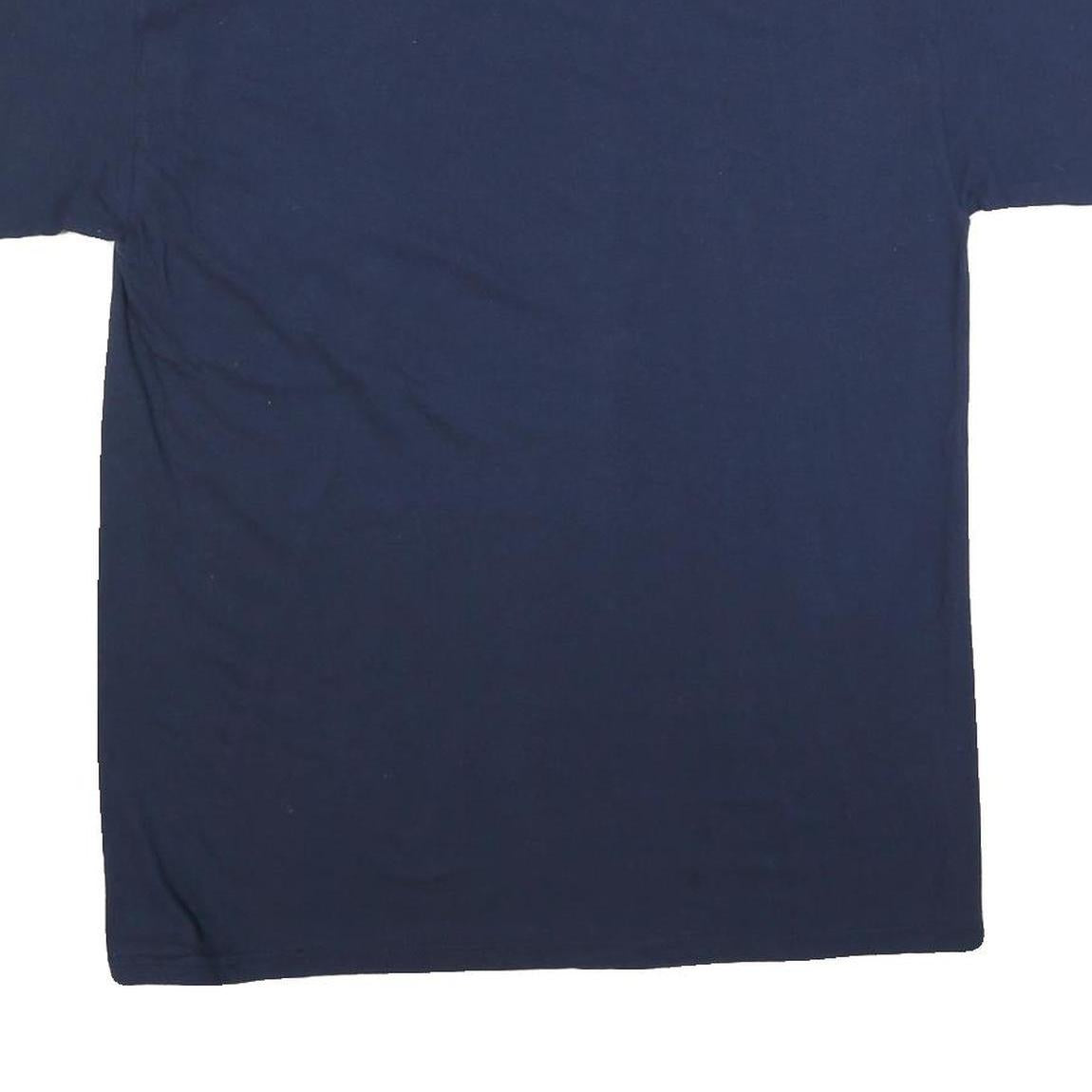 NFL Mens Navy Blue Los Angeles Chargers Graphic T-Shirt L Short Sleeve Crew Neck